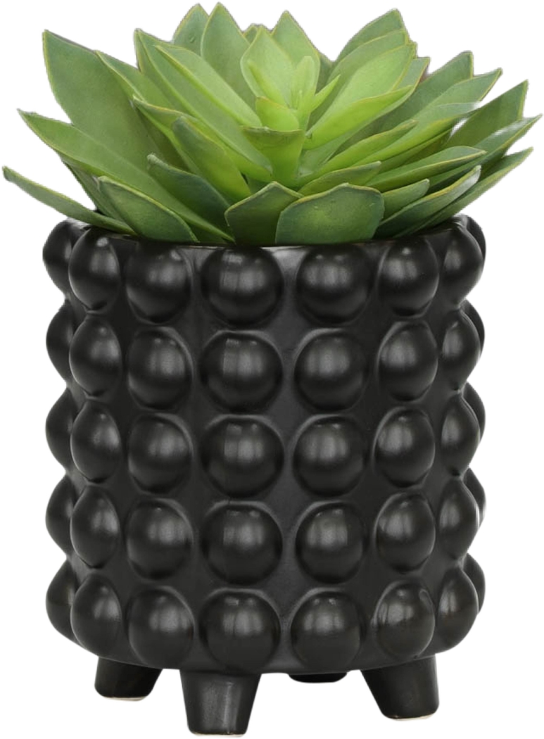 Chrystan Black Planter, Set of 2 - Thumbnail - Image 5