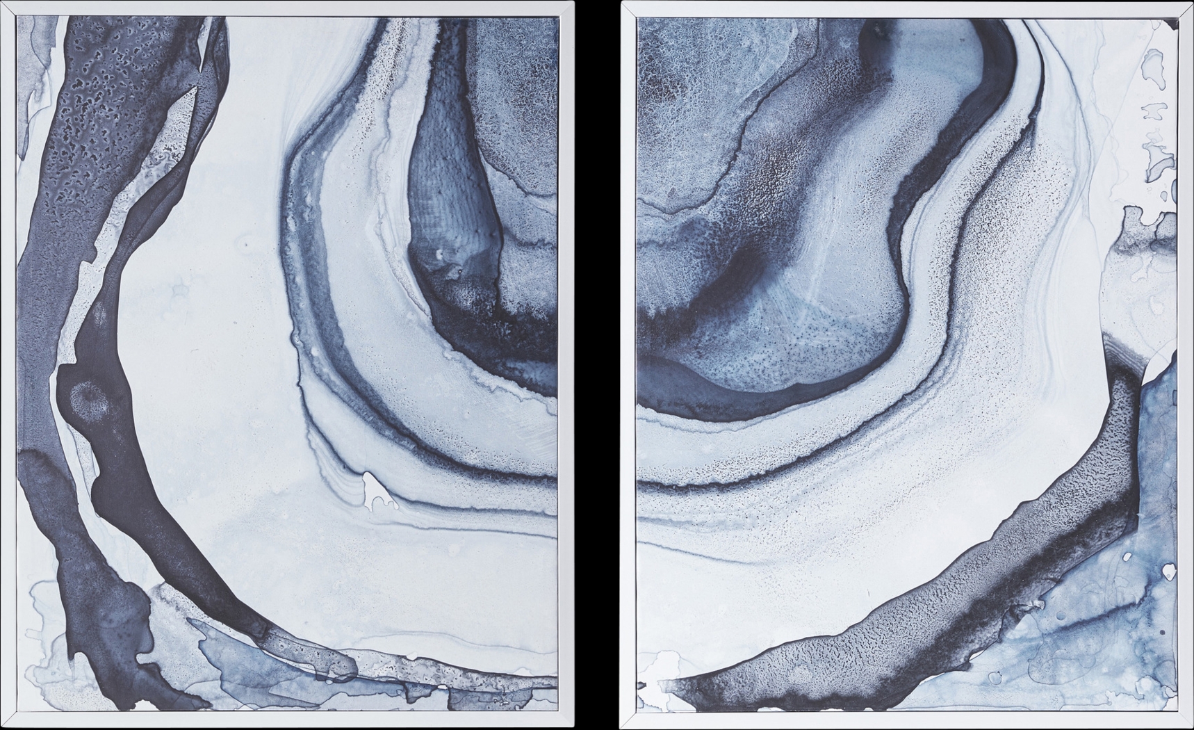 Chumasero Blue Artwork, Set of 2 - Thumbnail - Image 1