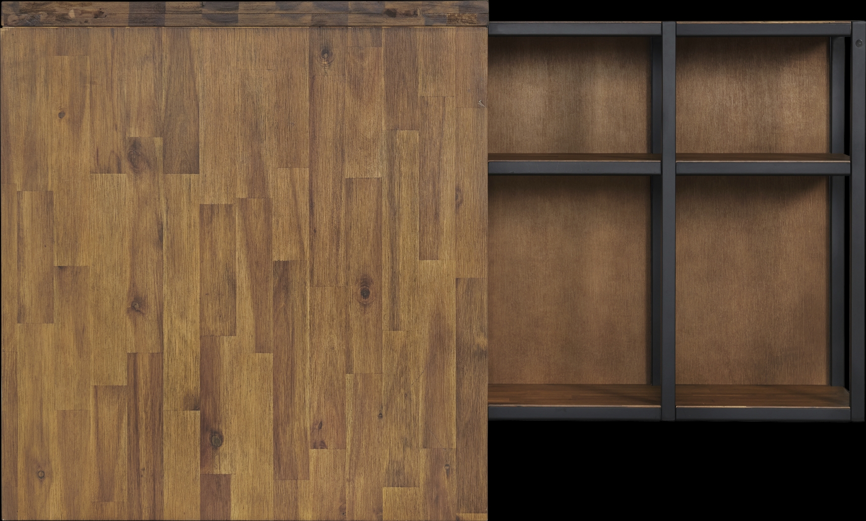 Churrea Brown L Desk with Storage - Thumbnail - Image 5