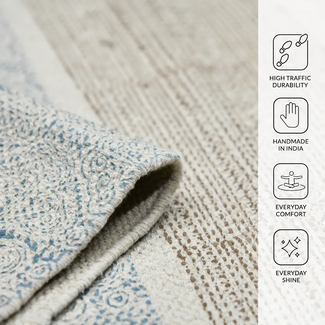 Ciane Blue 5' x 7'6 Rug - Thumbnail - Image 4