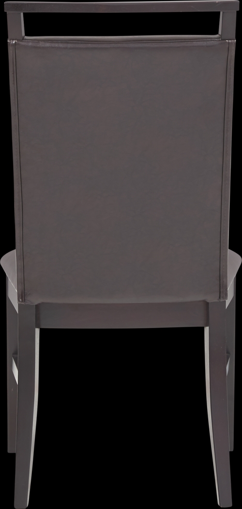 Fanmoore Espresso 5 Pc Dining Set with Brown Chairs - Thumbnail - Image 5