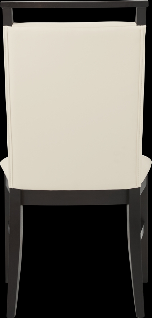 Ciara Espresso 5 Pc 54" Round Dining Set with Cream Chairs - Thumbnail - Image 5