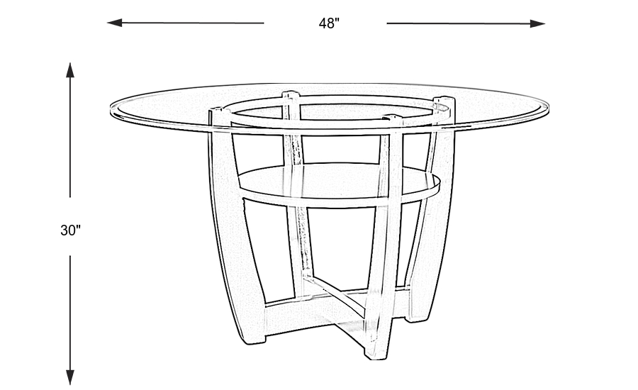 Dimension Image. Please refer to the Dimension Tab on this page for dimension details.