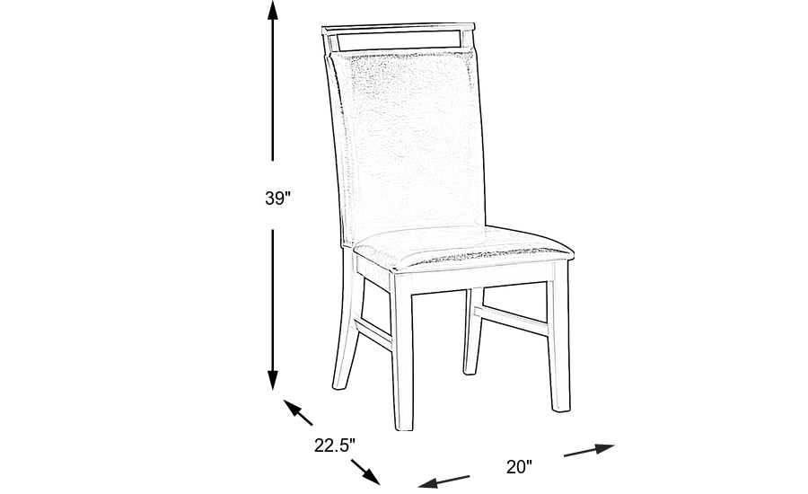 Dimension Image. Please refer to the Dimension Tab on this page for dimension details.