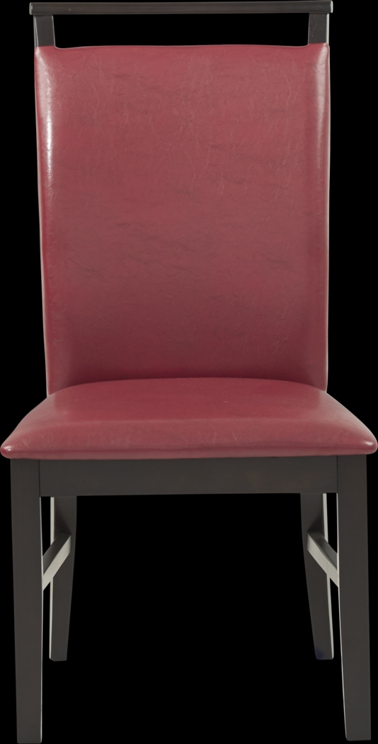 Ciara Red Side Chair - Thumbnail - Image 2
