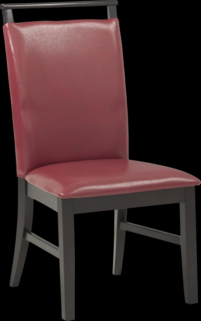 Ciara Red Side Chair - Thumbnail - Image 1