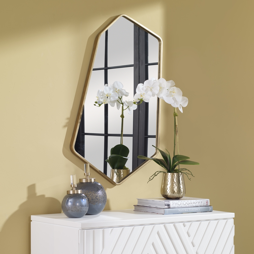 Ciceroo Gold Wall Mirror - Thumbnail - Image 2