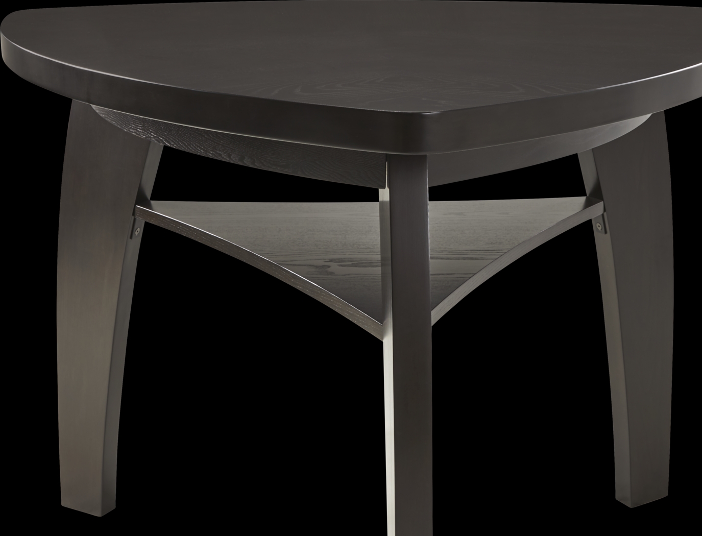 Cider Creek Chocolate 4 Pc Bar Height Dining Room With Vanilla Stools and Curved Bench - Thumbnail - Image 3