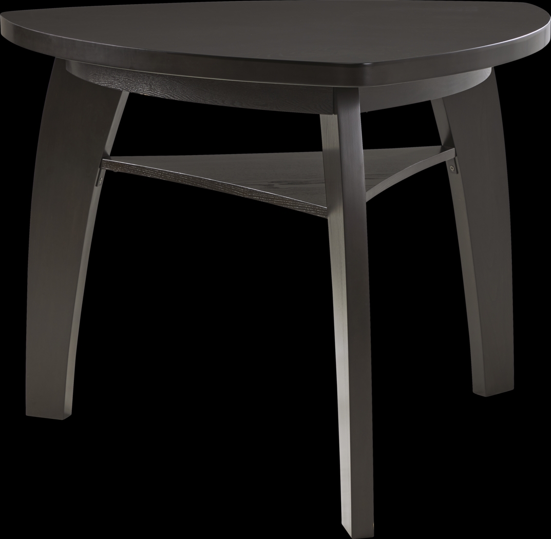 Cider Creek Chocolate 4 Pc Bar Height Dining Room With Vanilla Stools and Curved Bench - Thumbnail - Image 2