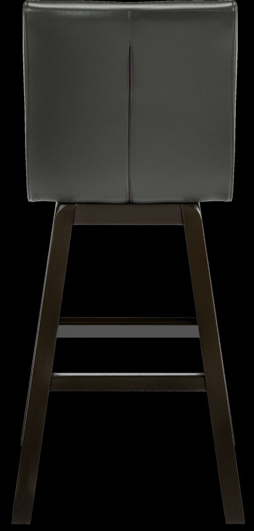 Cider Creek Chocolate 4 Pc Bar Height Dining Room With Gray Stools - Thumbnail - Image 7