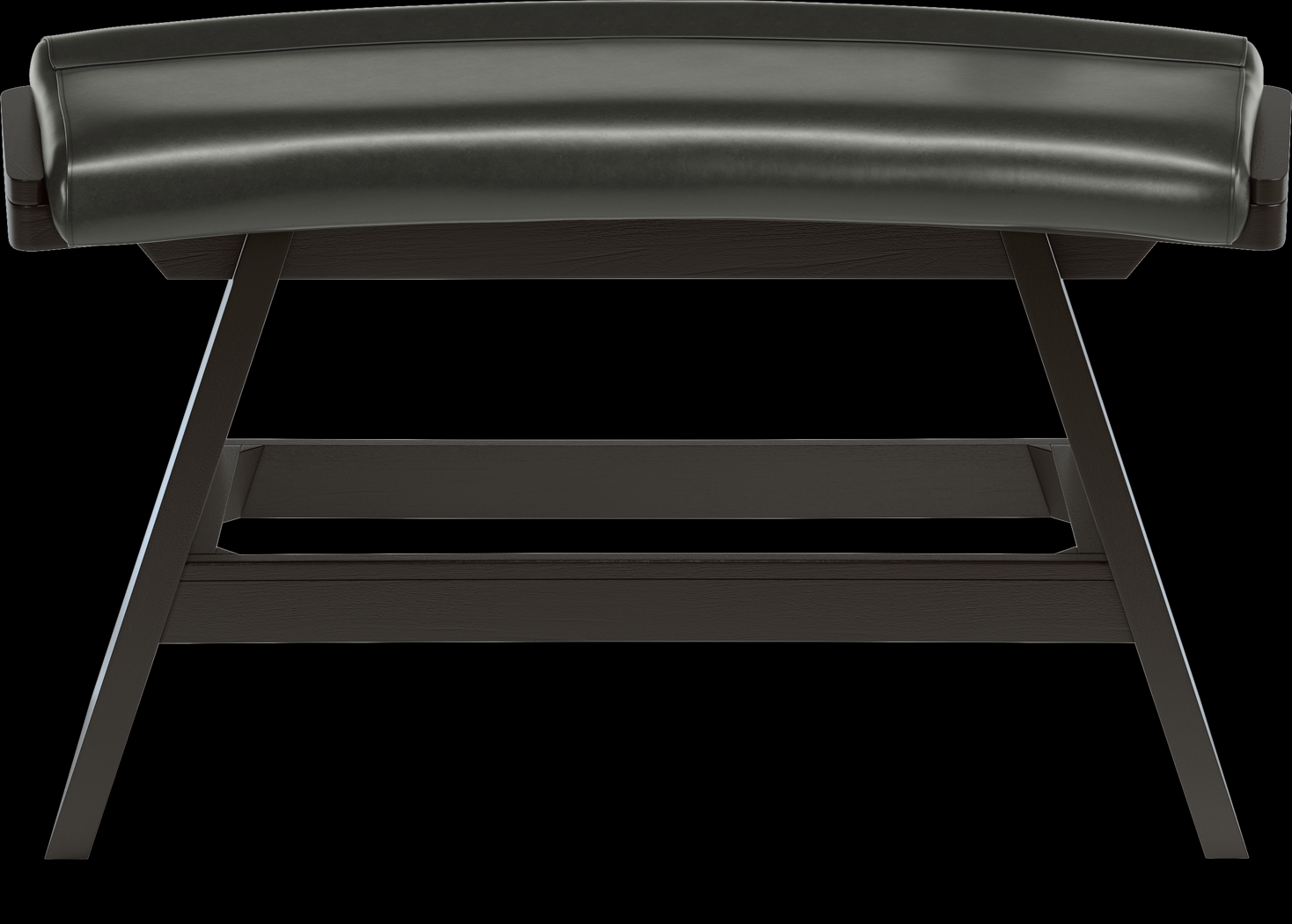 Cider Creek Gray Curved Bar Height Bench - Thumbnail - Image 2