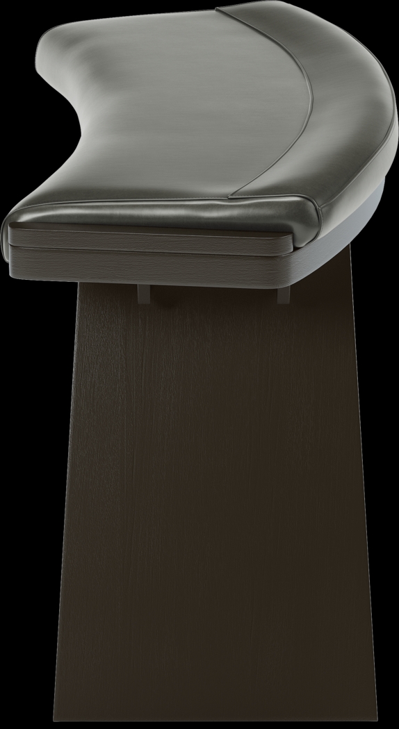 Cider Creek Gray Curved Bar Height Bench - Thumbnail - Image 3