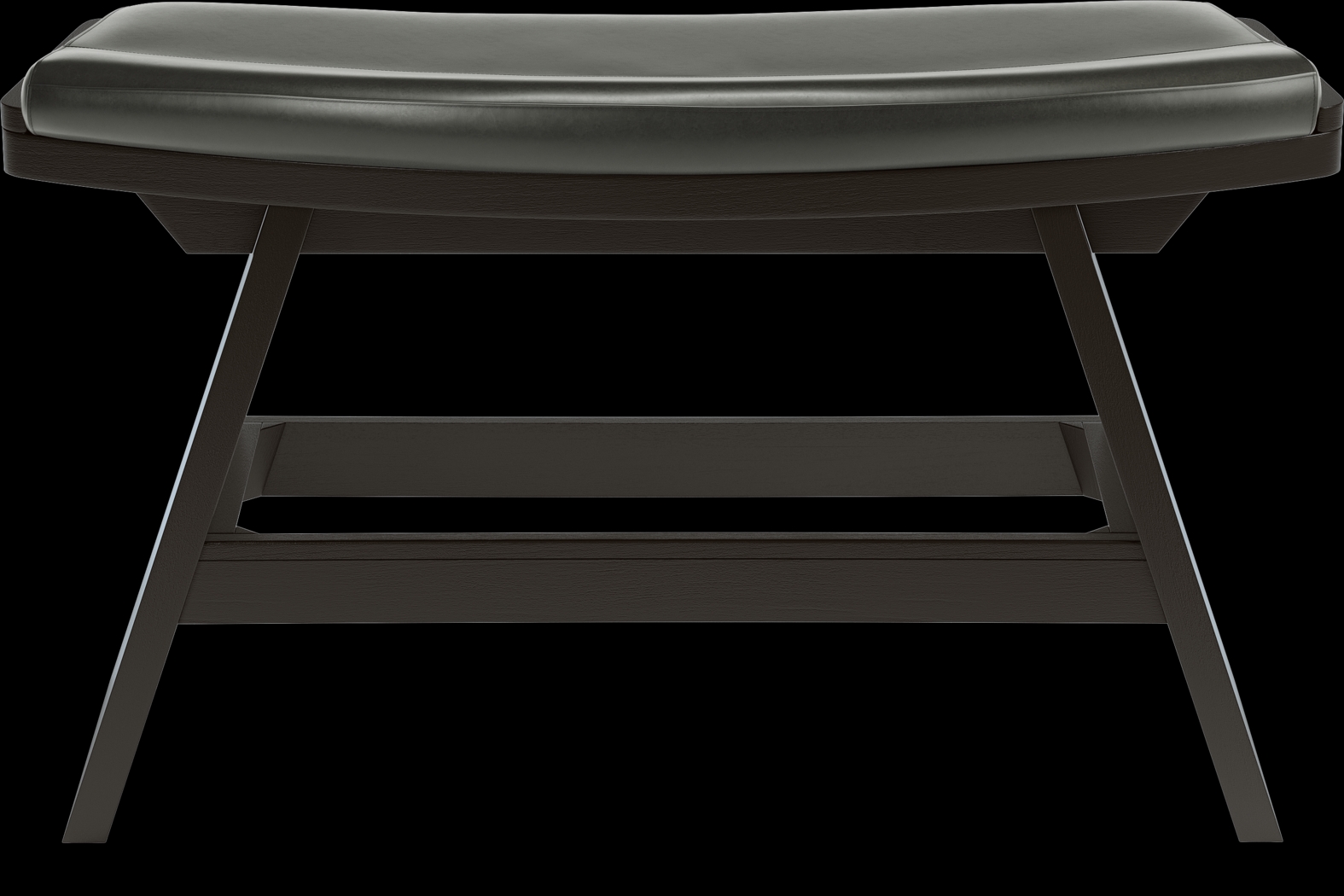 Cider Creek Gray Curved Bar Height Bench - Thumbnail - Image 4