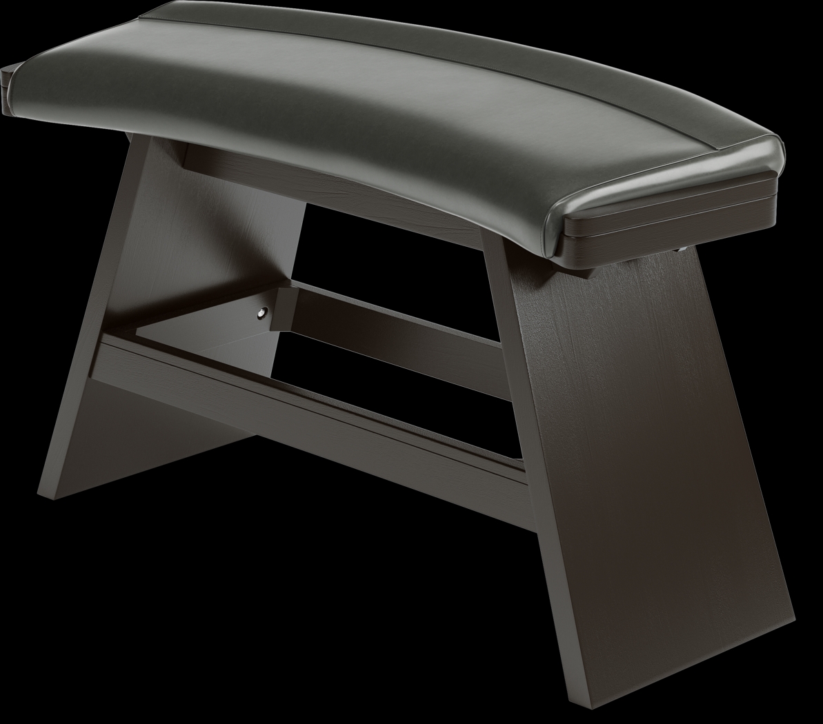 Cider Creek Gray Curved Bar Height Bench - Thumbnail - Image 1