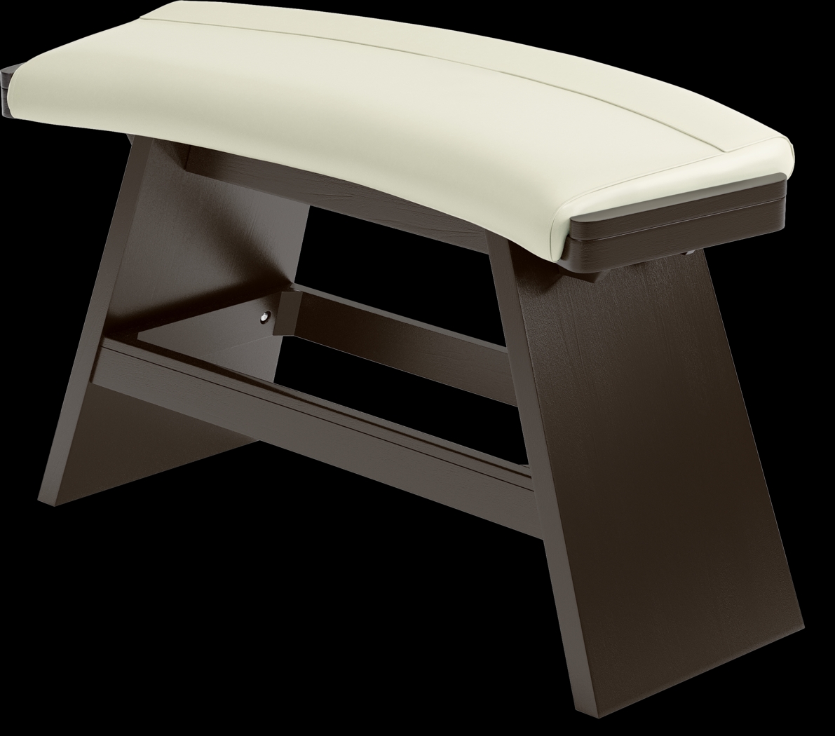 Cider Creek Chocolate 4 Pc Bar Height Dining Room With Vanilla Stools and Curved Bench - Thumbnail - Image 5