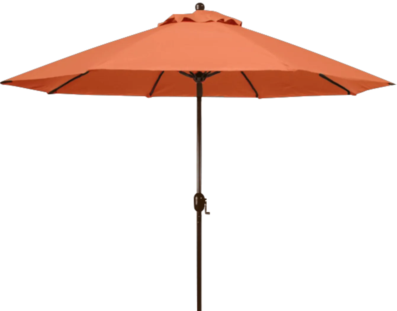 Cien 9' Octagon Orange Outdoor Umbrella - Thumbnail - Image 1