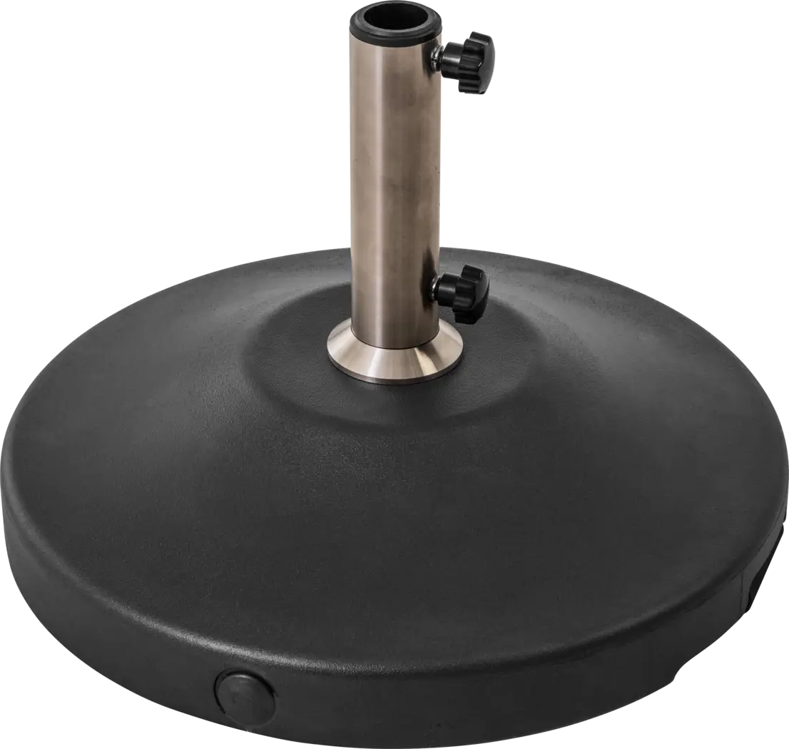 Cien Black 120 lb. Free Standing Umbrella Base With Wheel - Thumbnail - Image 1