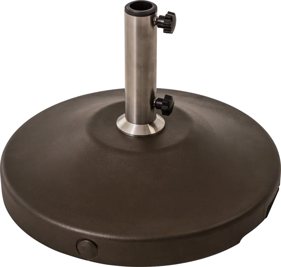 Cien Brown 120 lb. Free Standing Umbrella Base With Wheel - Thumbnail - Image 1