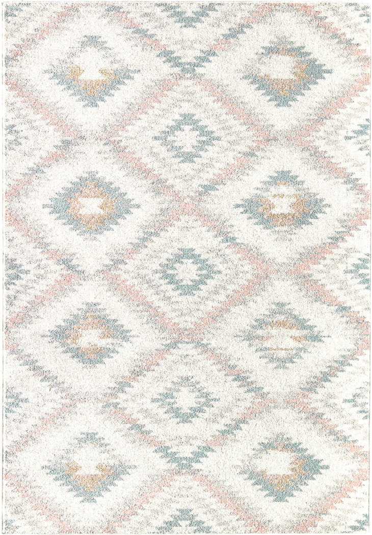 Cinan Pink 5' x 7' Rug - Thumbnail - Image 1