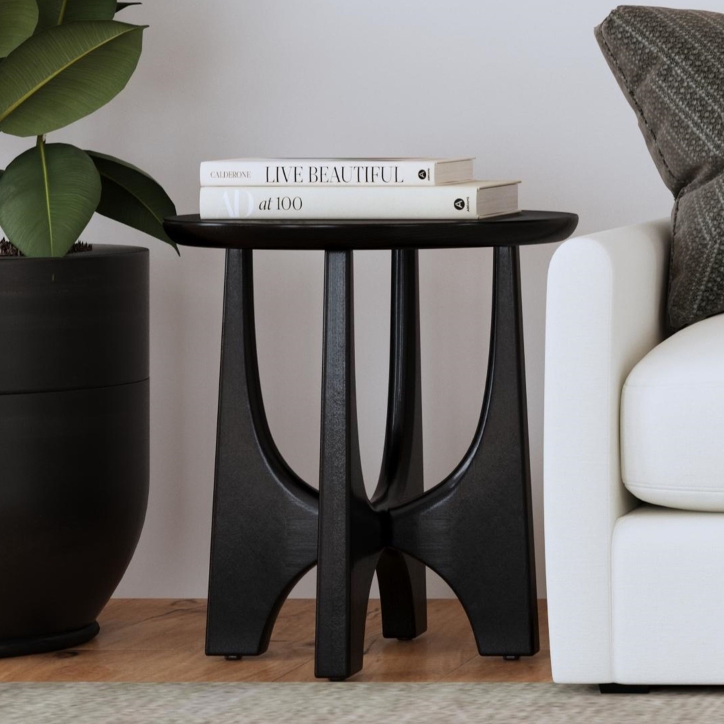 Cinbar Black End Table - Thumbnail - Image 2