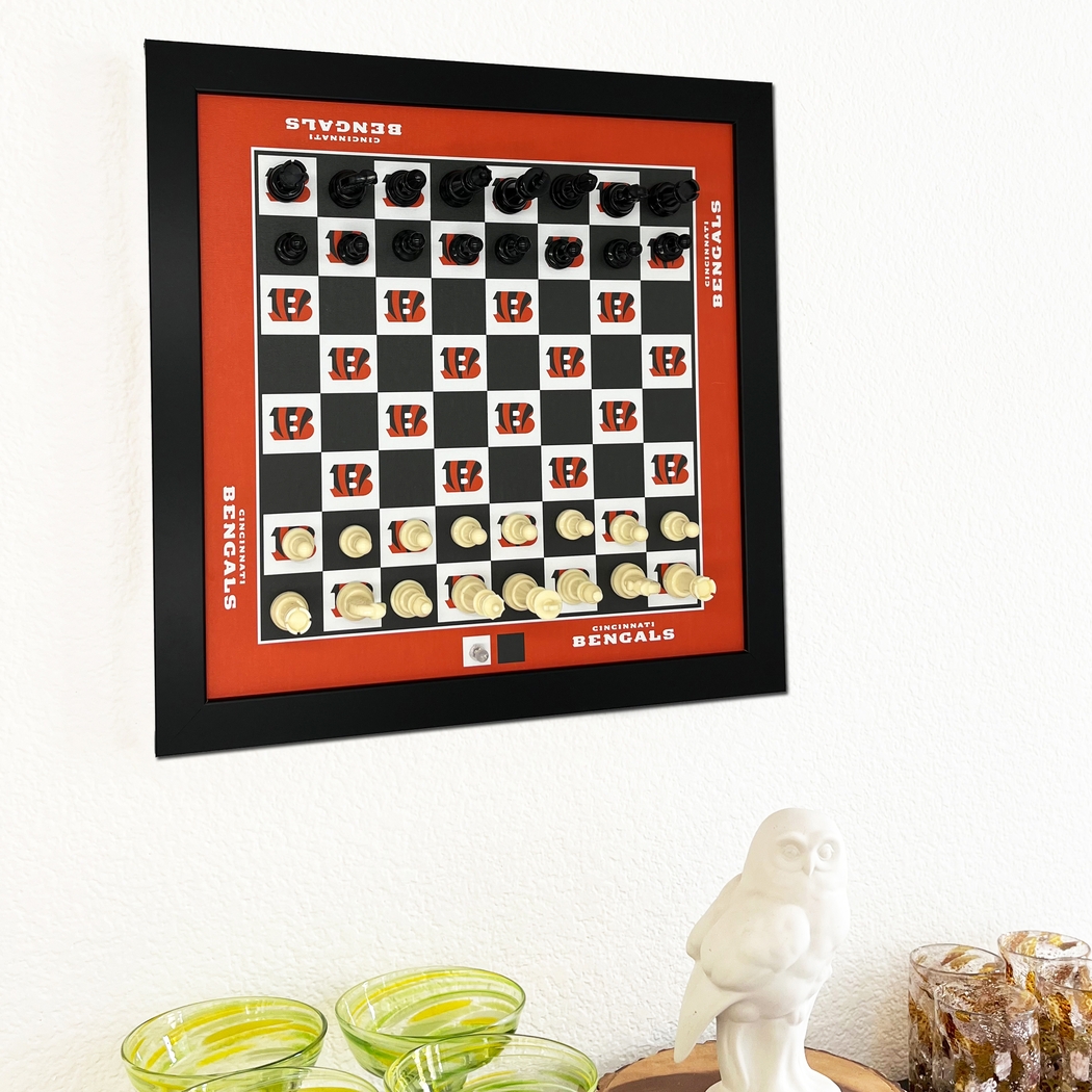Cincinnati Bengals Wall Chess Set - Thumbnail - Image 2