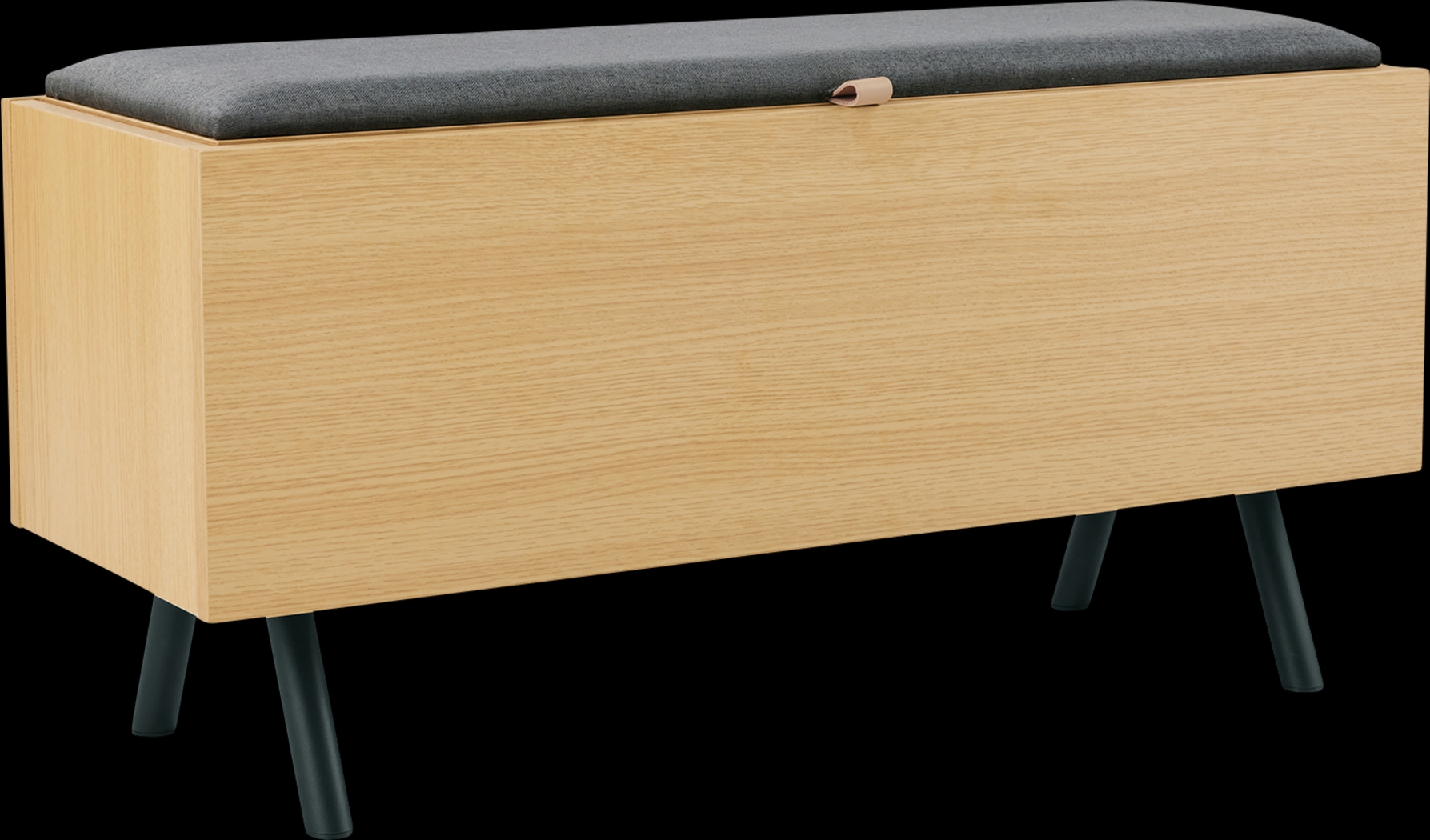 Cindebran Brown Storage Bench - Thumbnail - Image 1