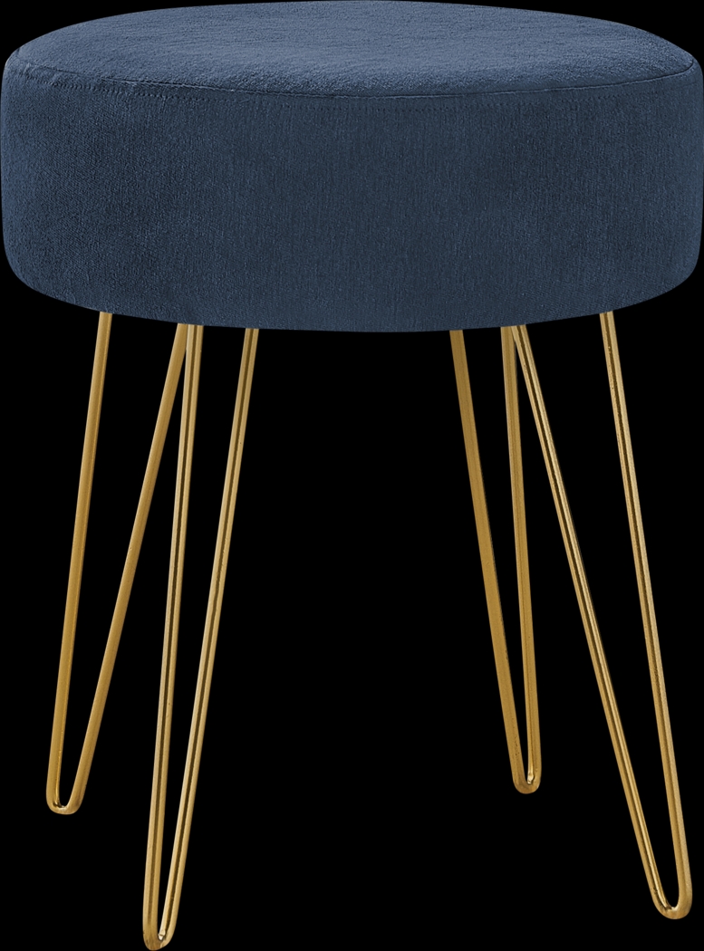Cinderlane Blue Ottoman - Thumbnail - Image 1