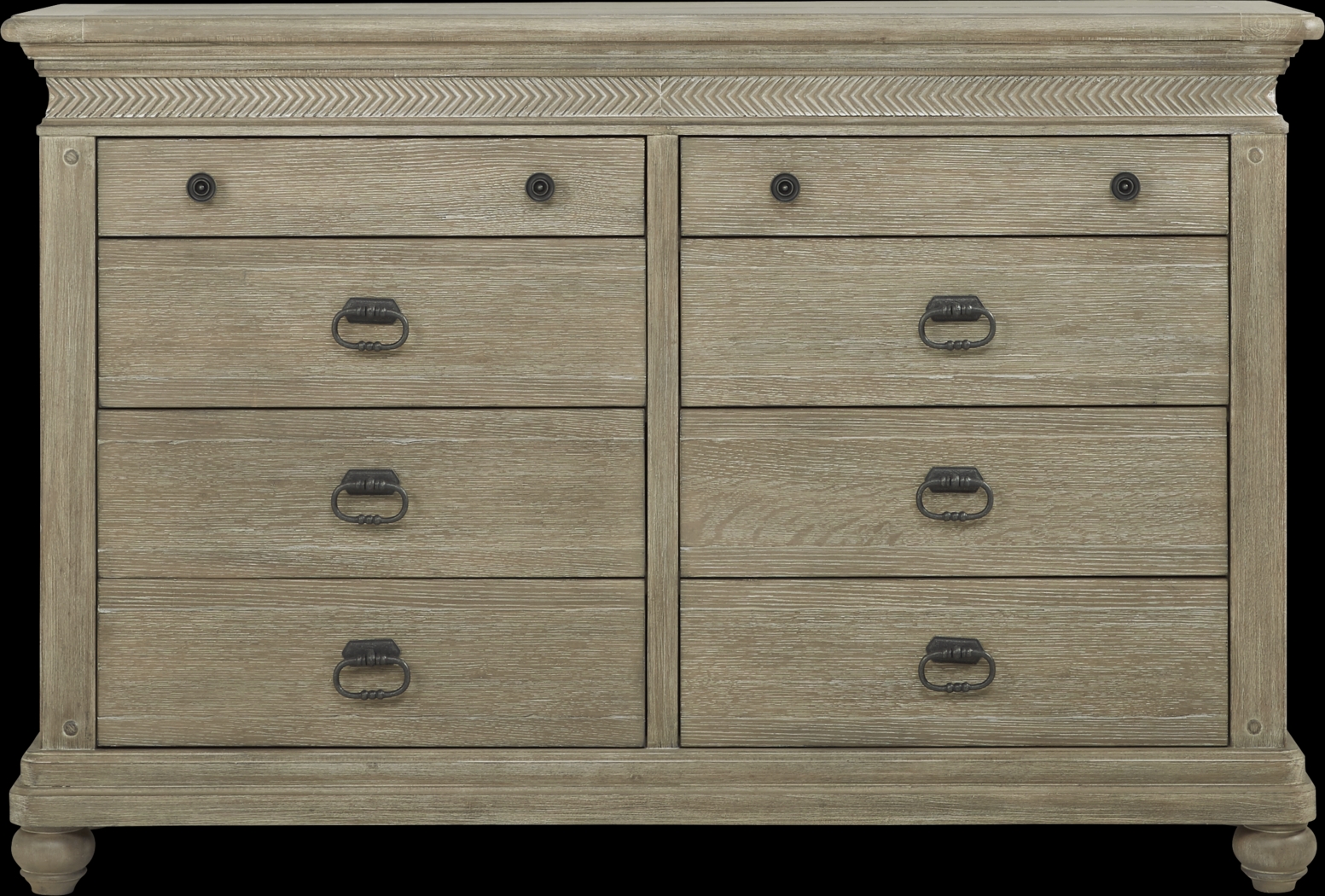 Cindy Crawford Home Abbington Gray 7 Pc King Panel Bedroom - Thumbnail - Image 5