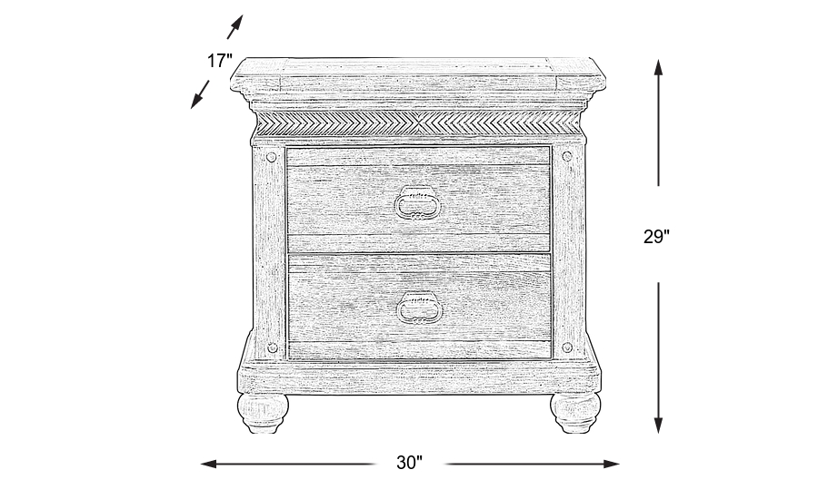 Dimension Image. Please refer to the Dimension Tab on this page for dimension details.