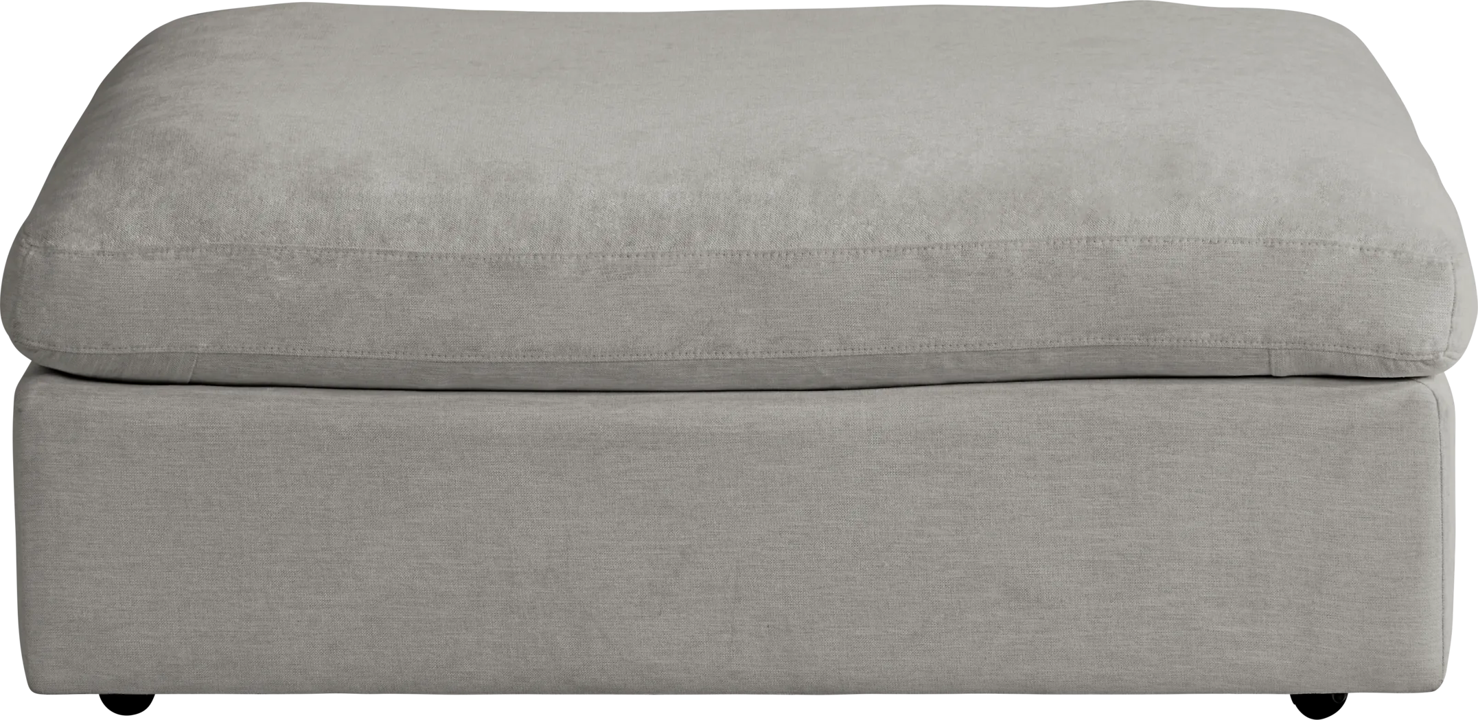 Aldon Park Gray Bumper Ottoman - Thumbnail - Image 2