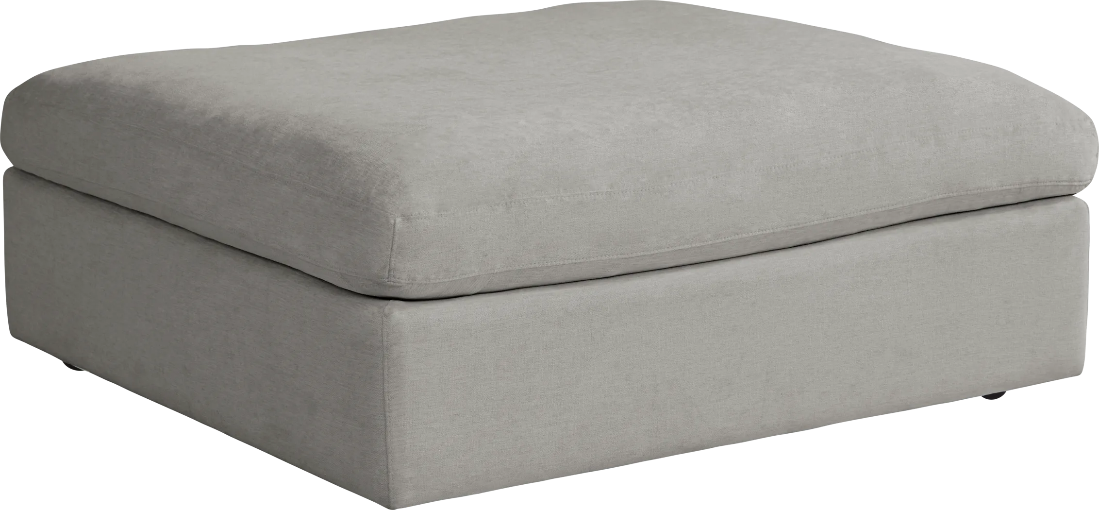 Aldon Park Gray Bumper Ottoman - Thumbnail - Image 1