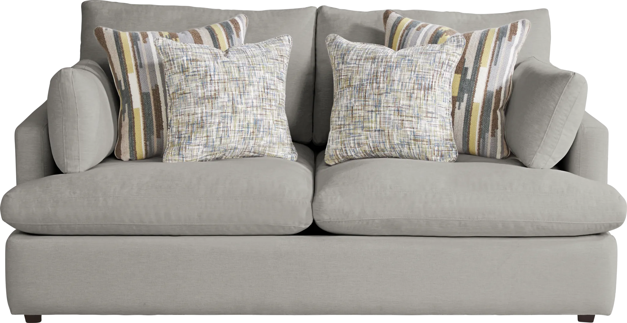 Aldon Park Gray Loveseat - Thumbnail - Image 1