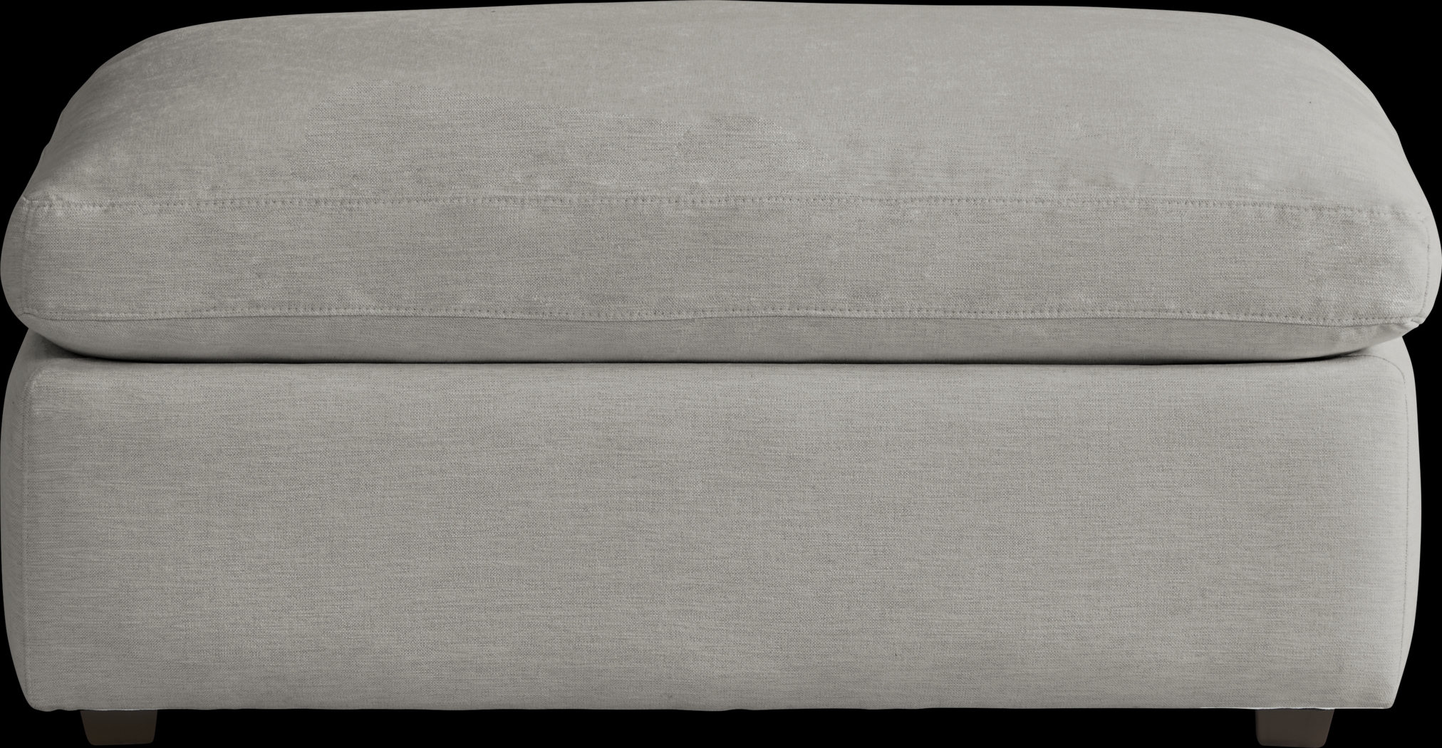 Aldon Park Gray Ottoman - Thumbnail - Image 2