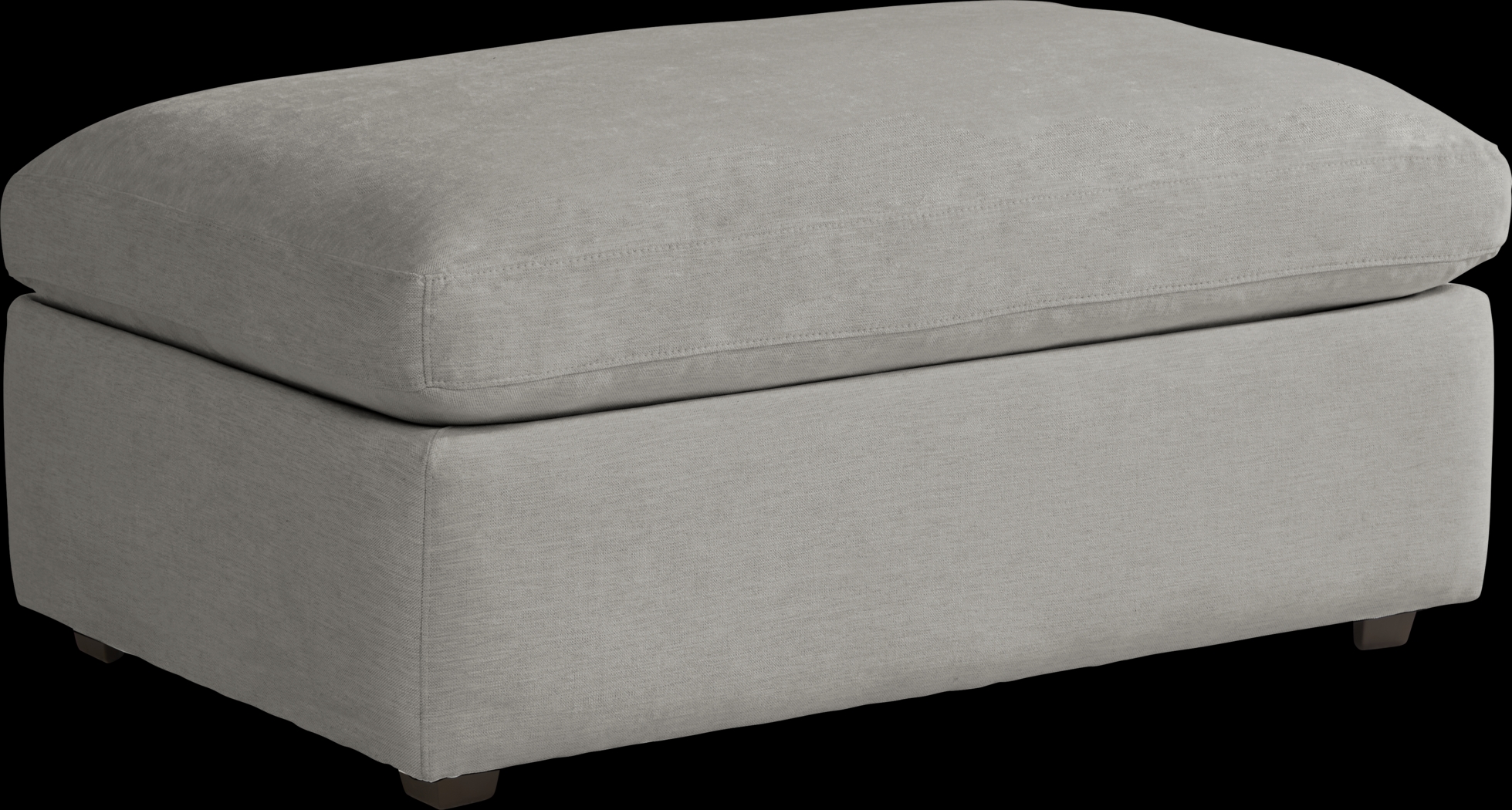 Aldon Park Gray Ottoman - Thumbnail - Image 1