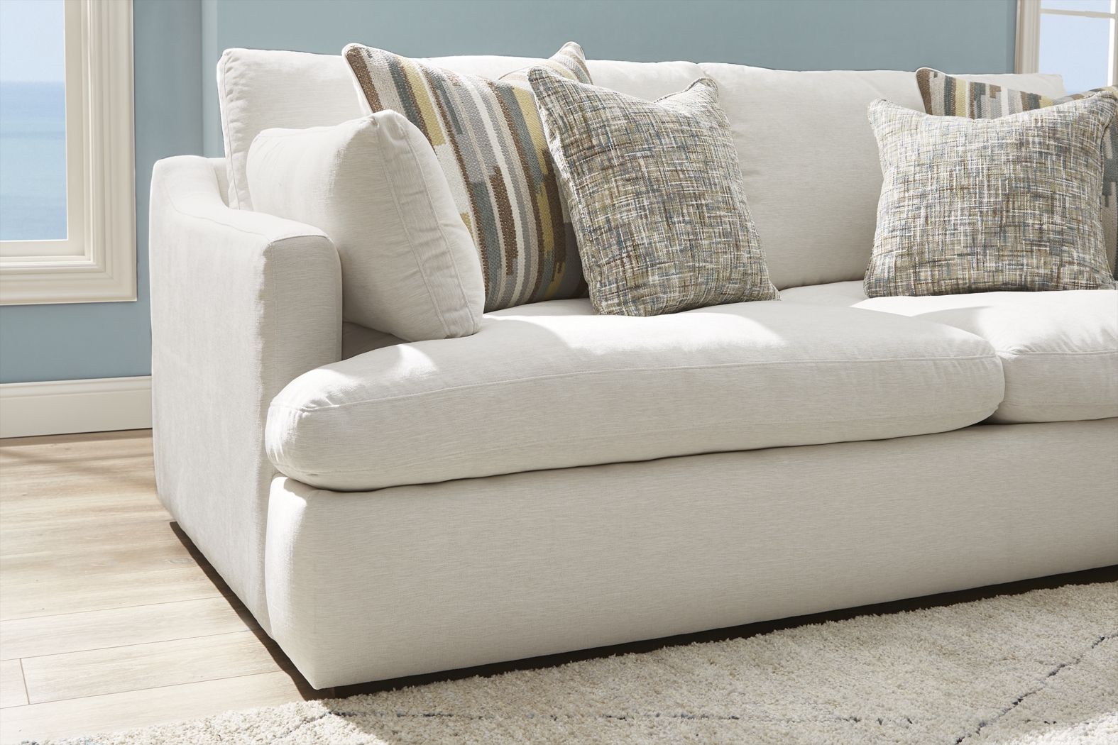 Aldon Park White Sofa - Thumbnail - Image 2