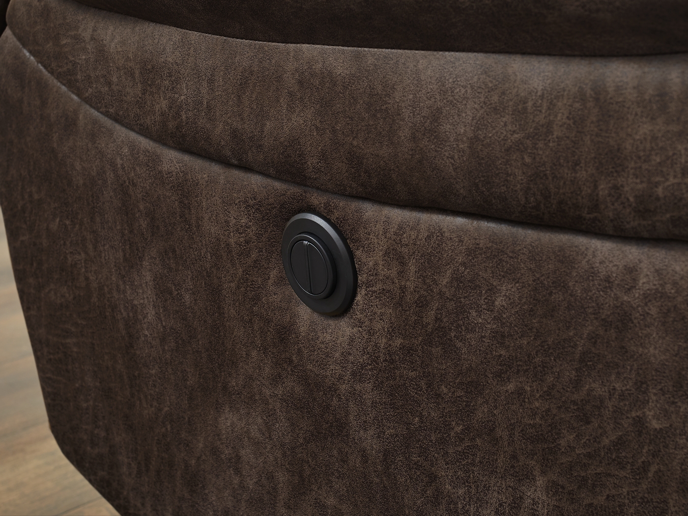 Cindy Crawford Home Alpen Ridge Brown Power Reclining Sofa - Thumbnail - Image 3