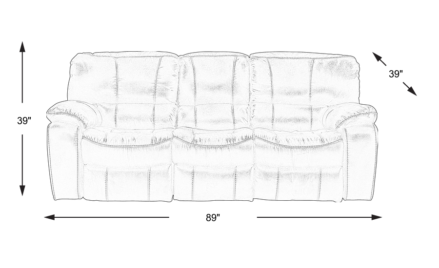 Dimension Image. Please refer to the Dimension Tab on this page for dimension details.