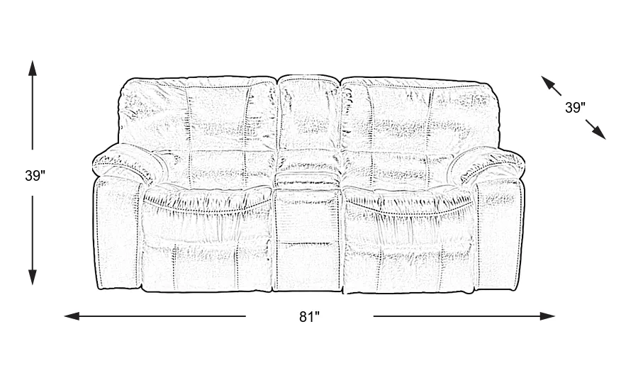 Dimension Image. Please refer to the Dimension Tab on this page for dimension details.