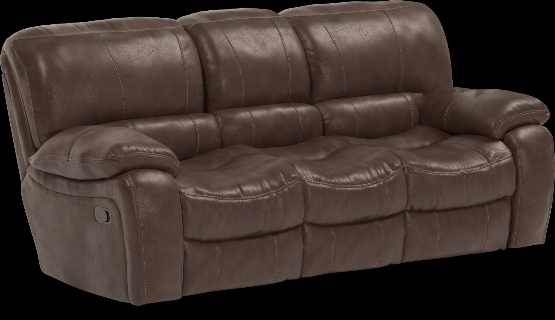 Cindy Crawford Home Alpen Ridge Brown Reclining Sofa - Thumbnail - Image 3