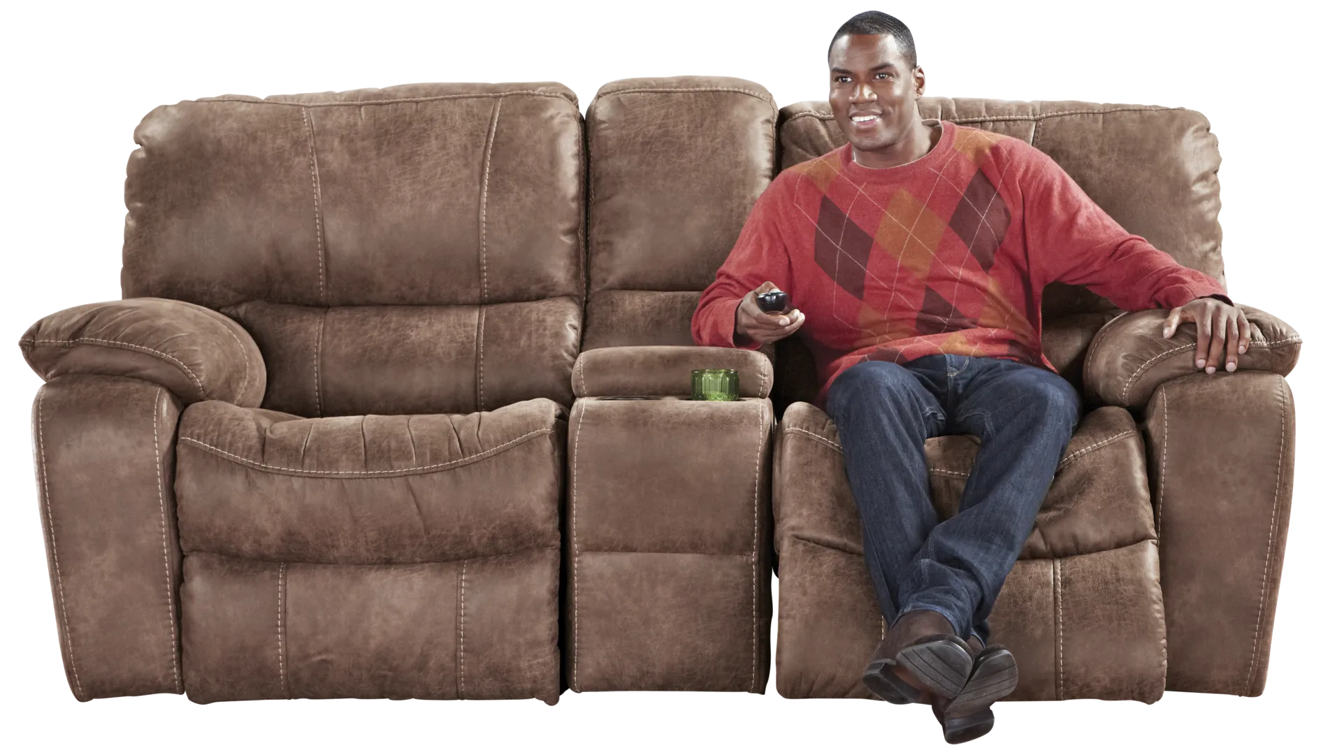 silt glider console loveseat