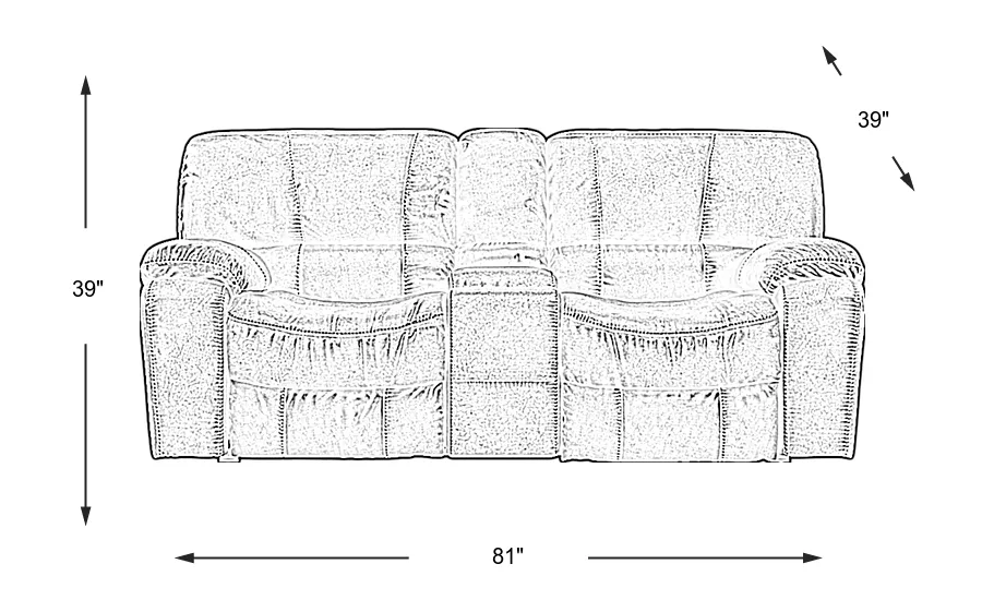 Dimension Image. Please refer to the Dimension Tab on this page for dimension details.