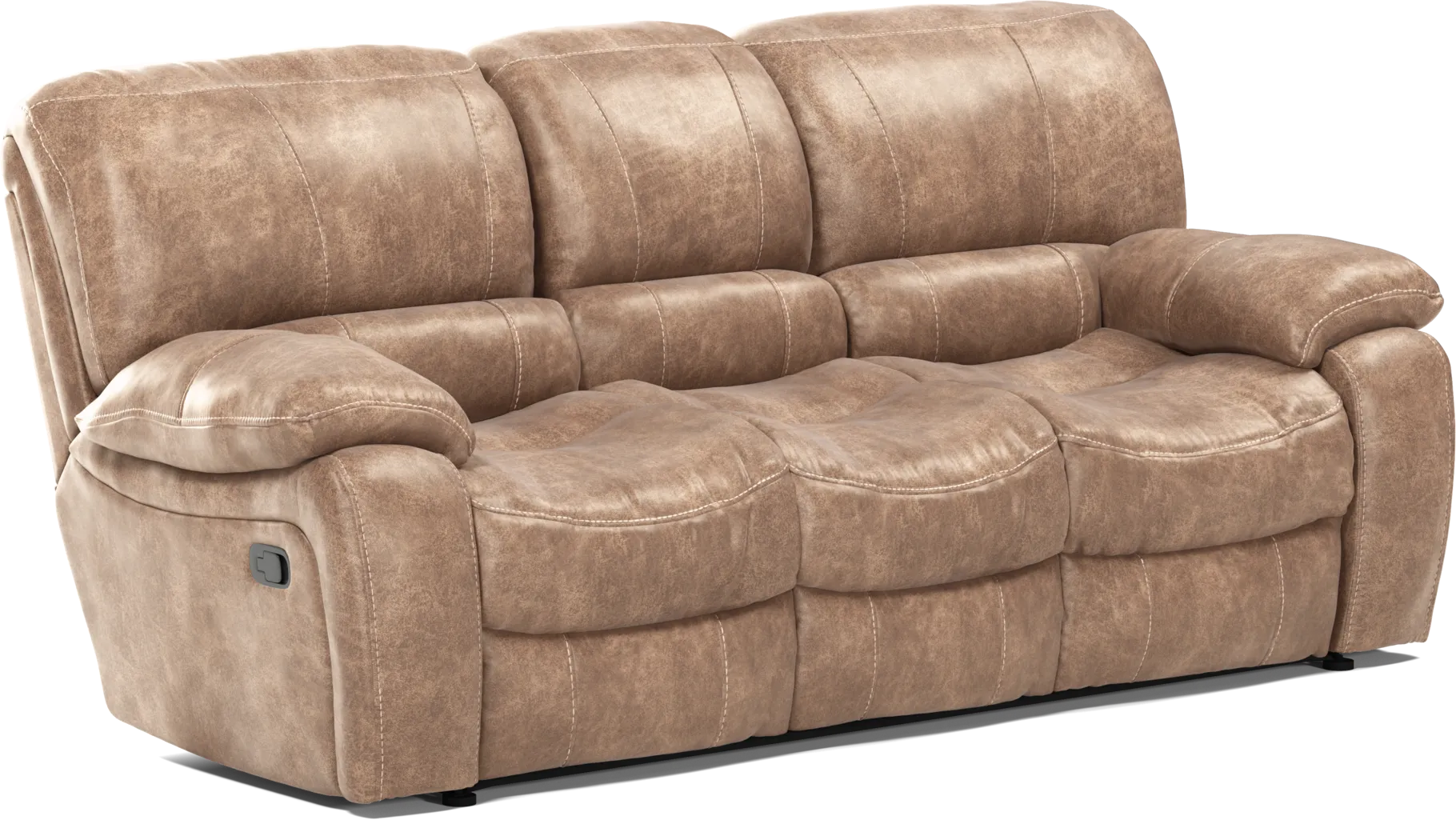 Cindy Crawford Home Alpen Ridge Tan 3 Pc Living Room with Reclining Sofa - Thumbnail - Image 3