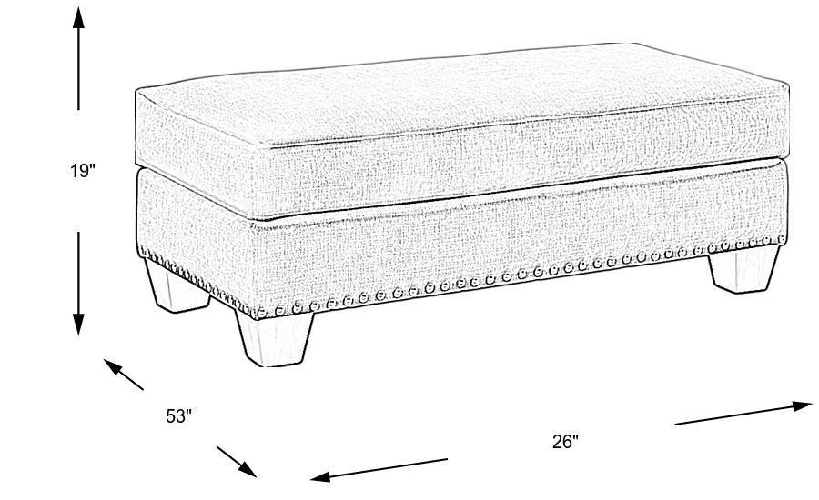 Dimension Image. Please refer to the Dimension Tab on this page for dimension details.