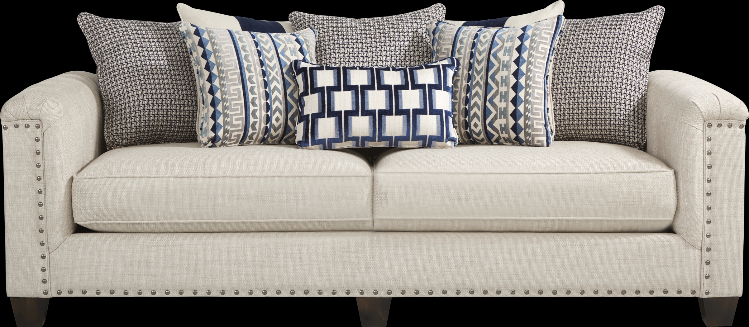 Cindy Crawford Home Asher Place Beige 5 Pc Living Room - Thumbnail - Image 2