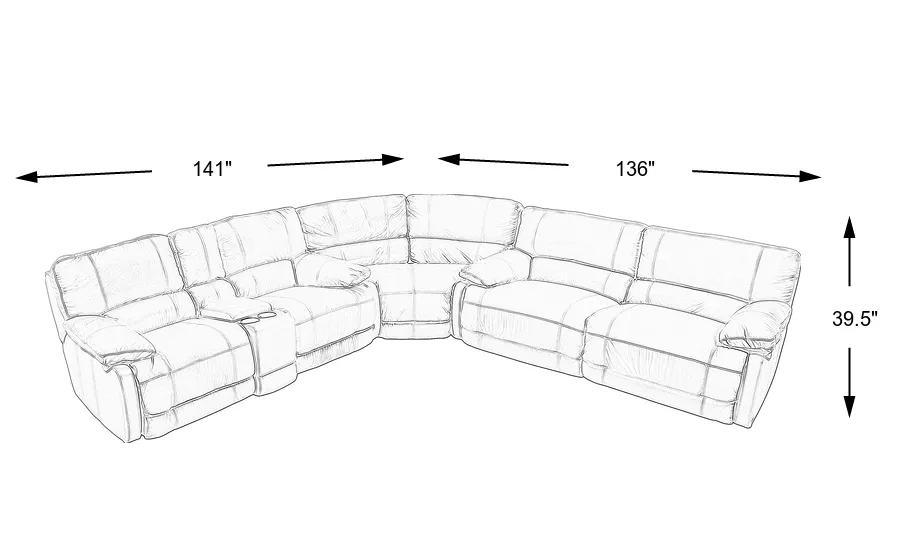 Dimension Image. Please refer to the Dimension Tab on this page for dimension details.