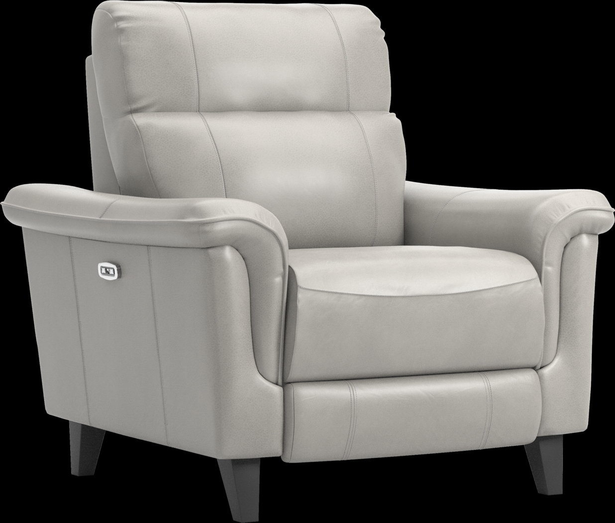 Cindy Crawford Home Avezzano Stone Dual Power Recliner - Thumbnail - Image 2