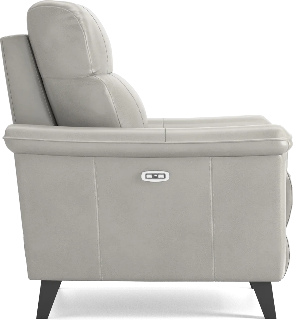 Cindy Crawford Home Avezzano Stone Dual Power Recliner - Image 5