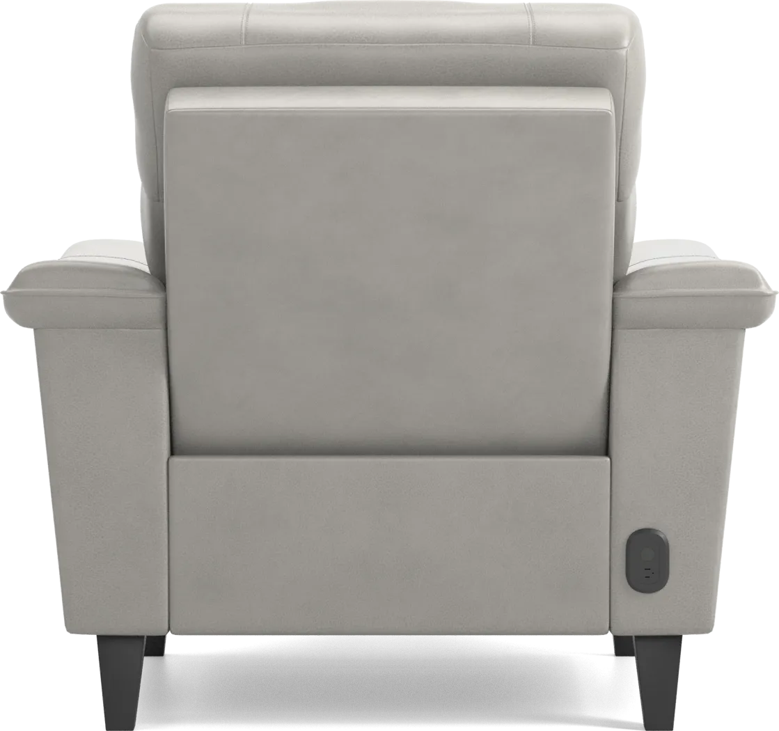 Cindy Crawford Home Avezzano Stone Dual Power Recliner - Image 8