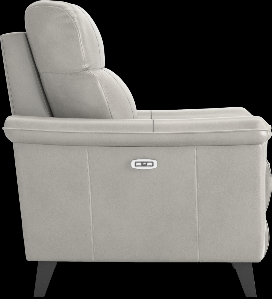 Avezzano Stone Leather 8 Pc Living Room with Dual Power Reclining Sofa - Thumbnail - Image 13