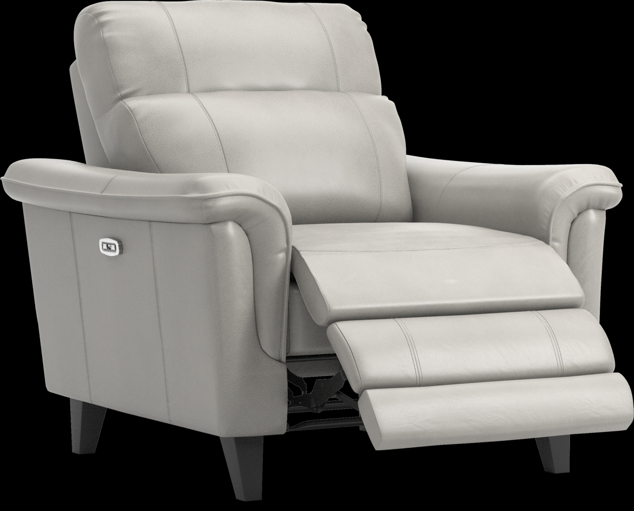 Avezzano Stone Dual Power Recliner - Thumbnail - Image 1